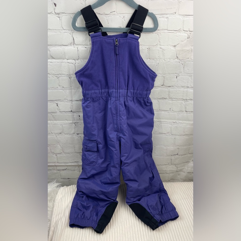 REI girls 4T coveralls overalls winter snow suit fleece lined water proof